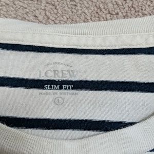 Men's J. Crew striped tee shirt Large/ slim